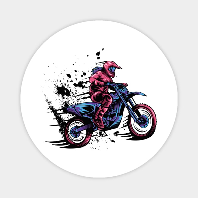 Motocross Maven: Girl Power on Two Wheels Magnet by Wear Your Story